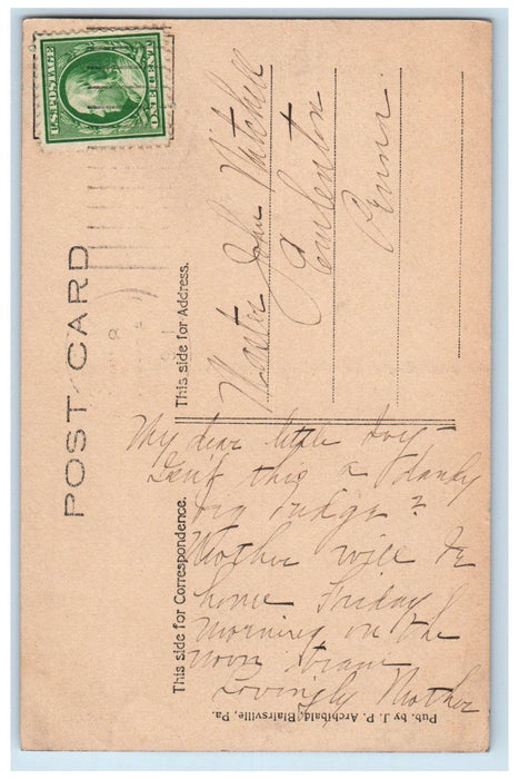 c1910 New Stone Bridge of P.R.R. Near Livemore Pennsylvania PA Postcard