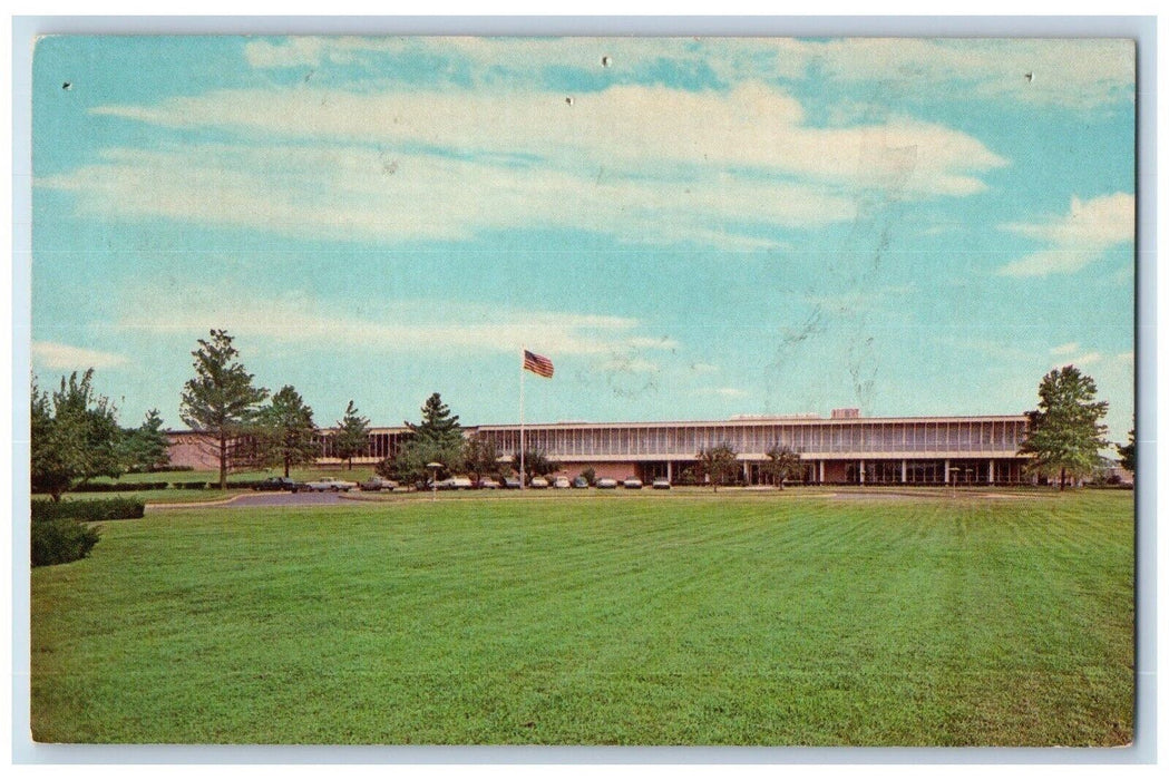 c1960 Avon's Distribution Center Exterior Building Newark Delaware DE Postcard