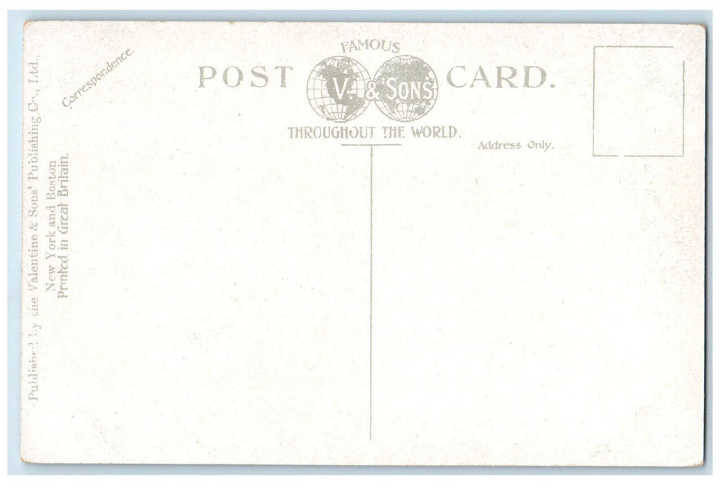 c1910 Highland Military Academy Worcester Massachusetts MA Antique Postcard