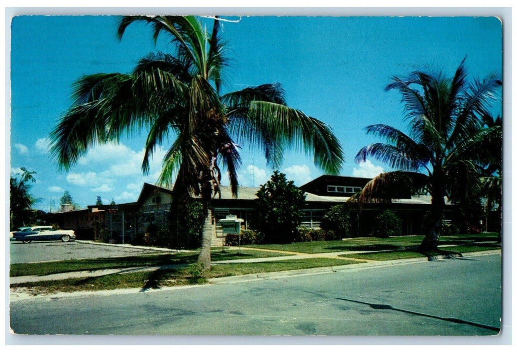 1960 Neptune Apartments Exterior Building Mexico Naples Gulf Florida FL Postcard