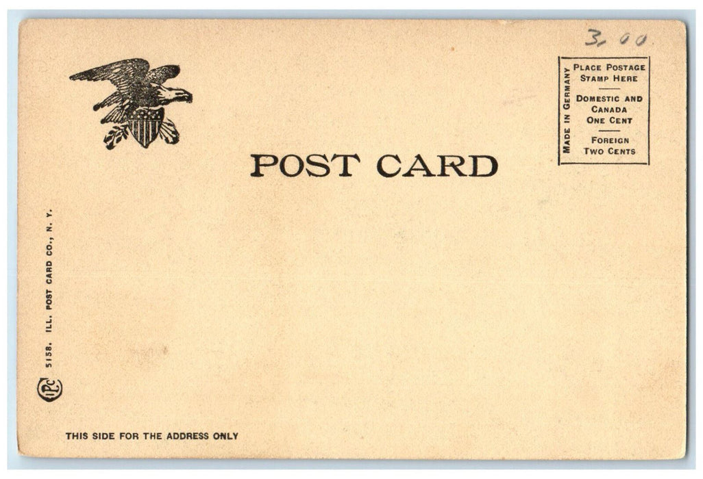 c1905 Art Museum Worcester Massachusetts MA Antique Posted Postcard