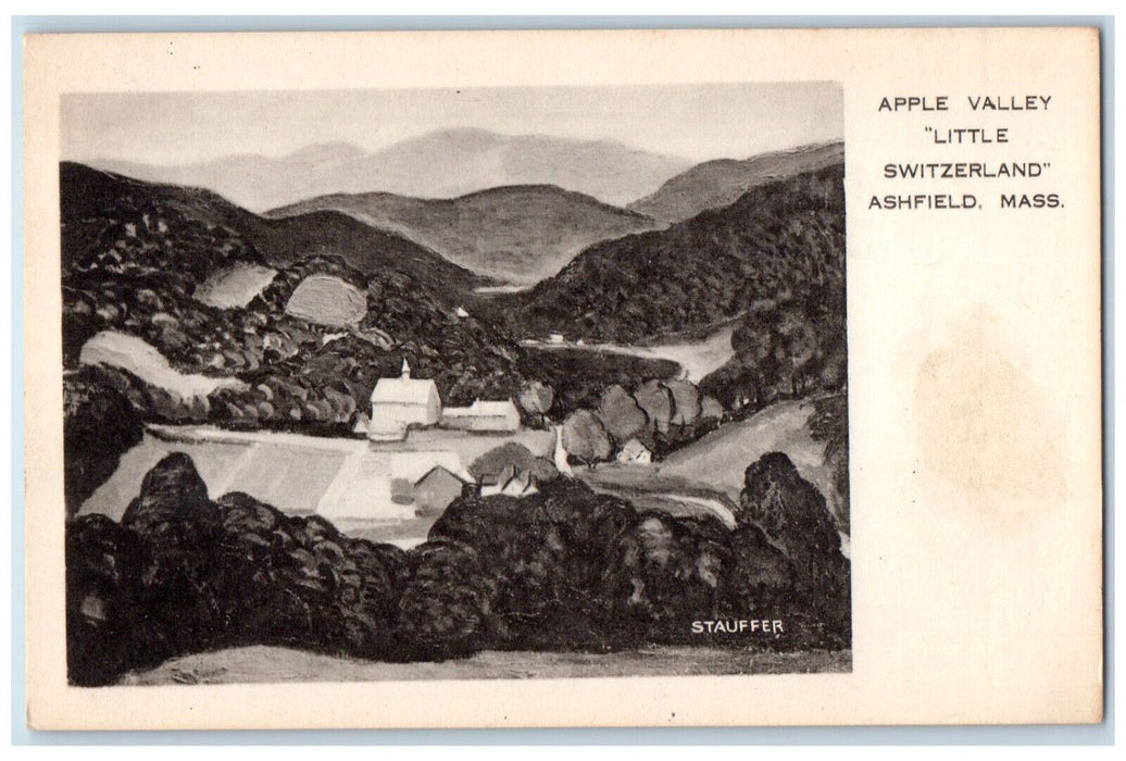 c1940's Apple Valley Little Switzerland Ashfield Massachusetts MA Postcard