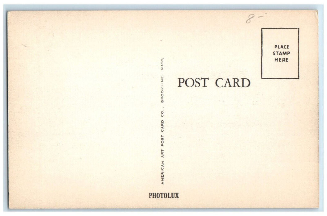 c1940's Captain Ira Richardson House Mansfield Massachusetts MA Postcard