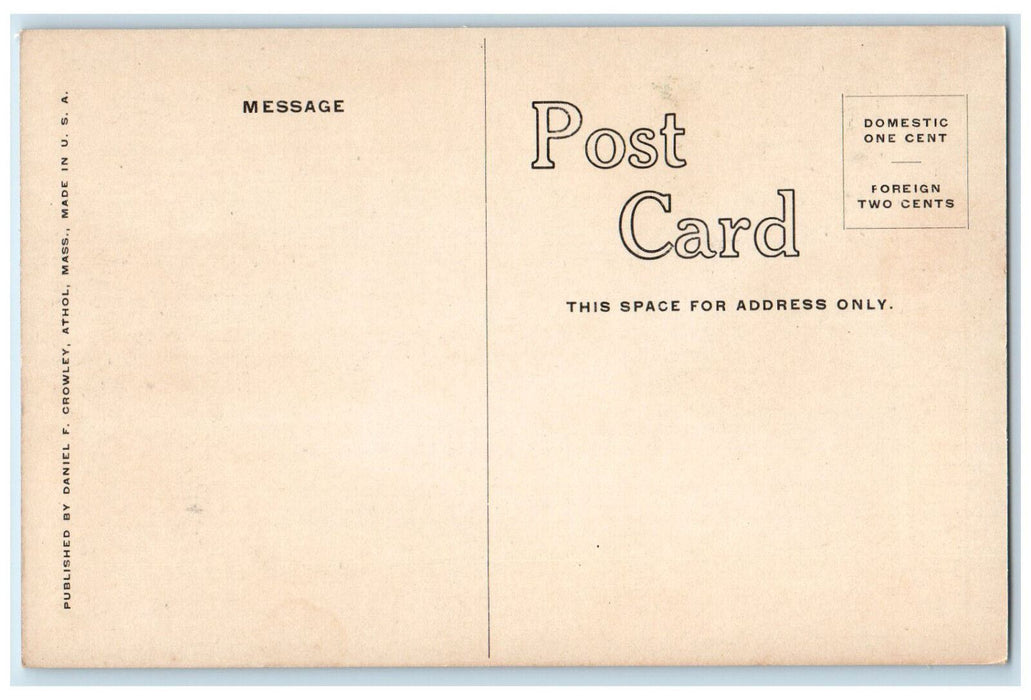c1920's North Entrance Highland Common Athol Massachusetts MA Postcard