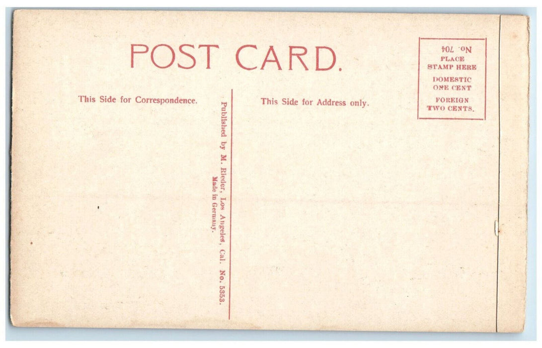 c1910 Living Room Mount Wilson Hotel Mount Wilson California CA Postcard