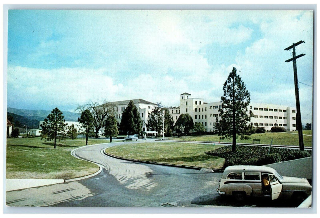 c1950's Nelson M Holderman Hospital Veterans Home California CA Postcard