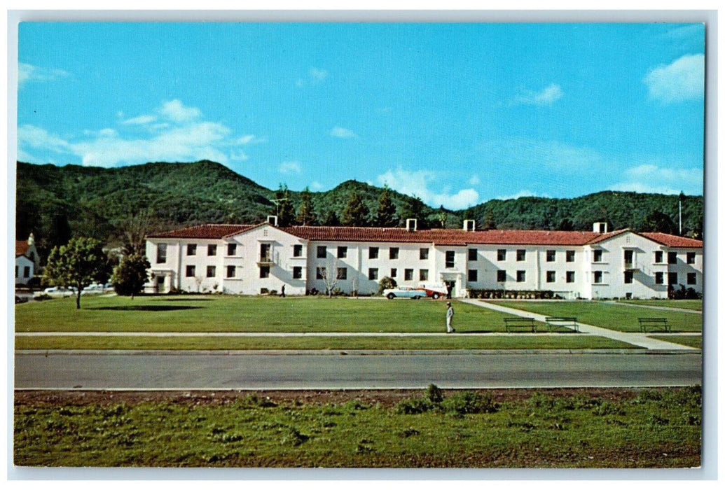 c1950's Section H Women's Barracks Veteran's Home Napa County CA Postcard