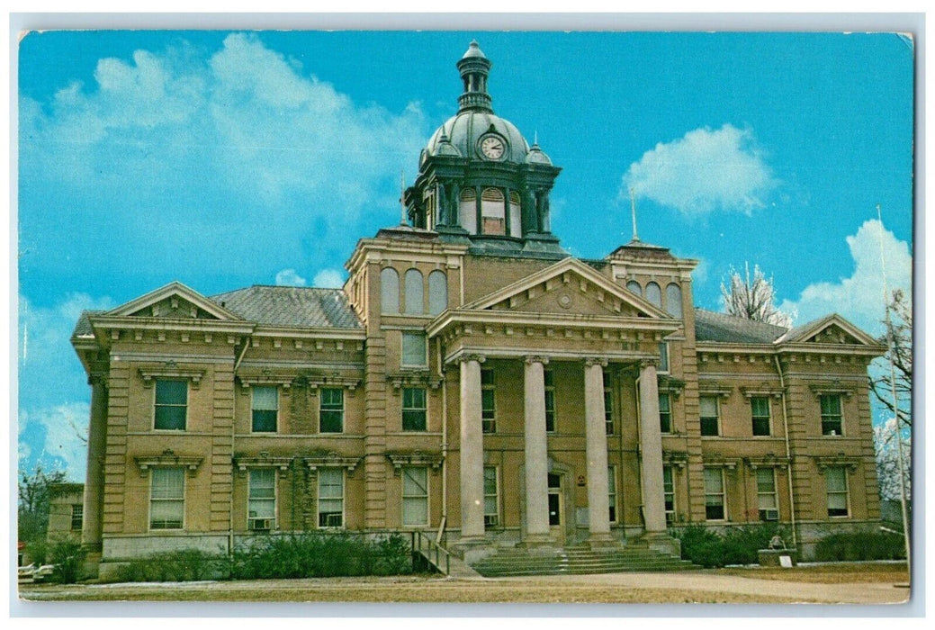 c1960 Union County Courthouse Building Exterior New Albany Mississippi Postcard