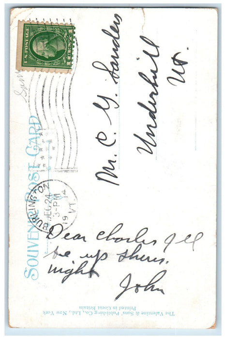 1914 Minnehaha Giving Refreshment To Hiawatha Minneapolis Minnesota MN Postcard