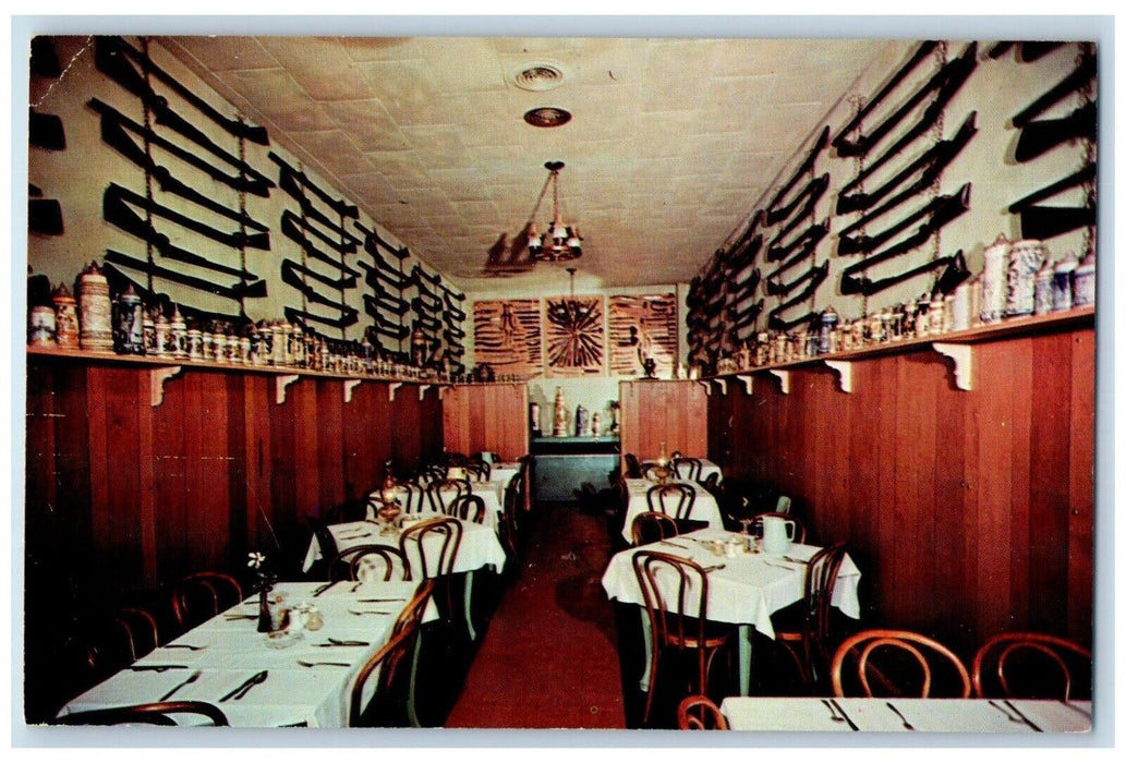 c1960 Dining Room Mason Hotel Interior Restaurant Claremore Oklahoma OK Postcard