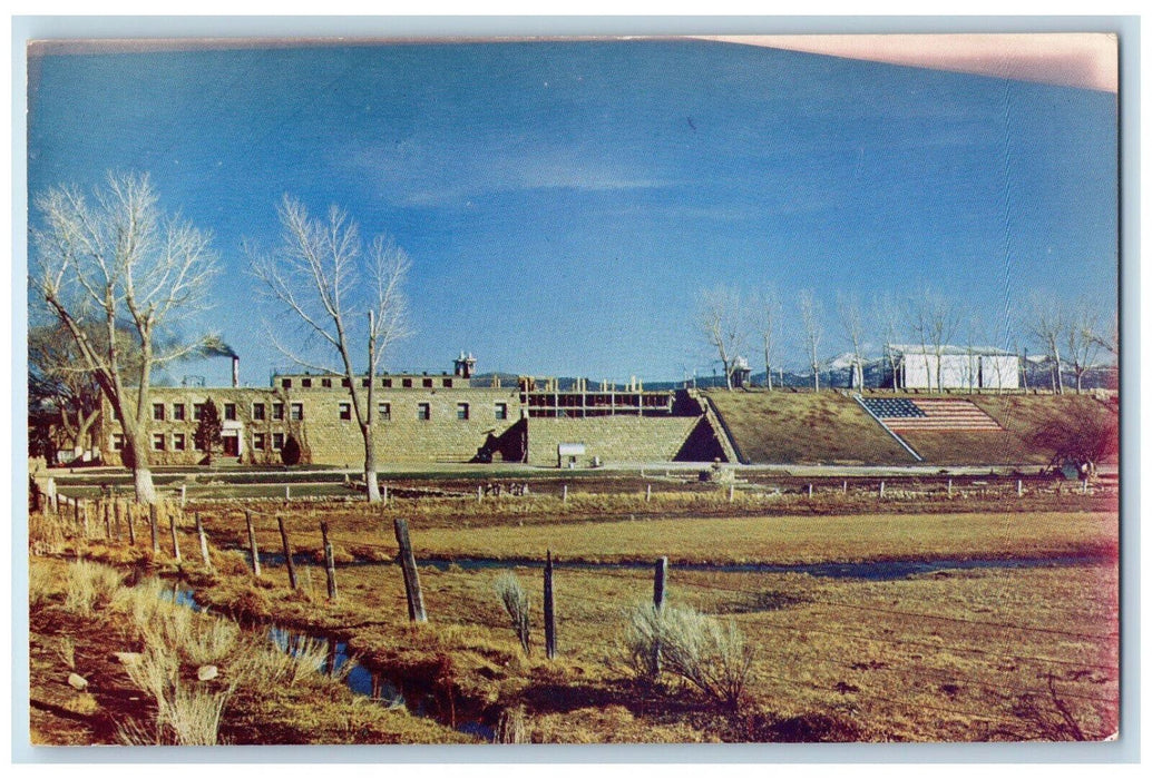 View Of Nevada State Prison Carson City NV Vintage Unposted Postcard