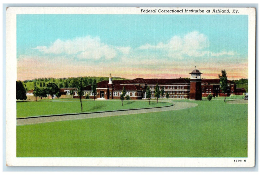 Federal Correctional Institution Panoramic View At Ashland Kentucky KY Postcard