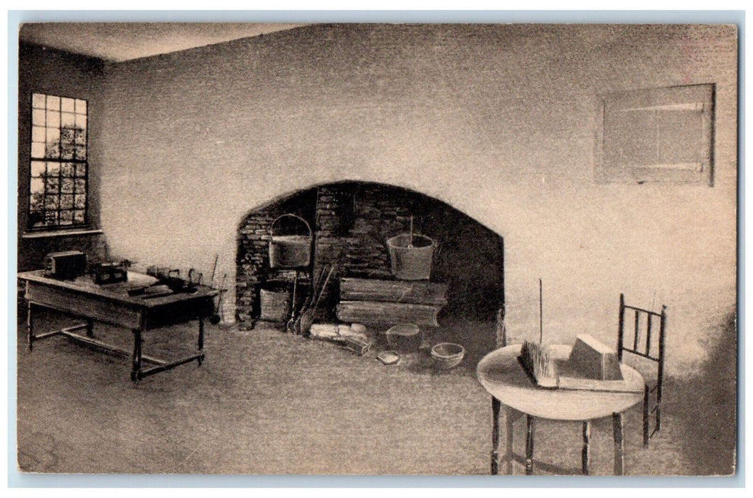 Great Hearth Of The Kitchen Stratford Hall Westmoreland County VA Postcard