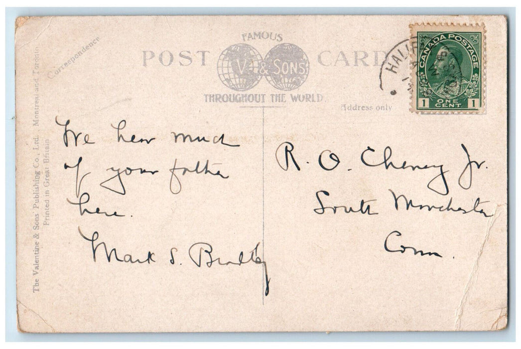 c1910 Boat Landing Baddeck Cape Breton Island Canada Antique Posted Postcard