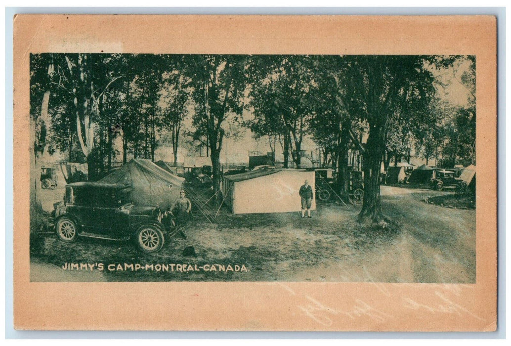c1940's Jimmy's Camp Montreal Quebec Canada Vintage Posted Postcard