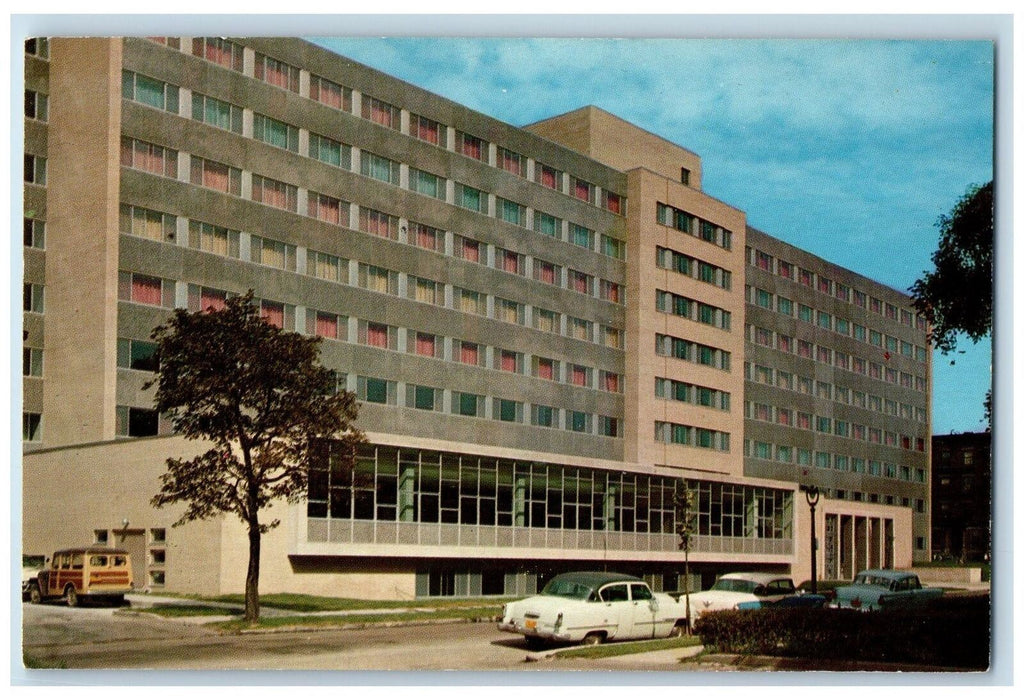 c1950's Marquette University Walter Schroeder Hall Milwaukee WI Postcard