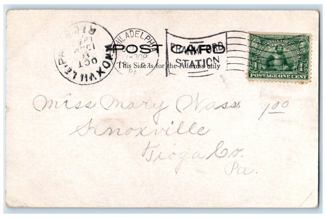 1907 Rahoboth ME Church Frankford Philadelphia Pennsylvania PA Antique Postcard