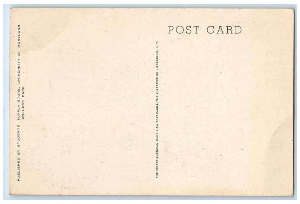 c1940's Building of Home Economics in University of Maryland MD Postcard