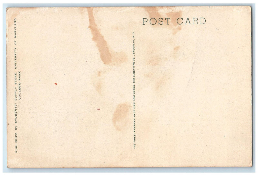 c1950's Home Economics Building University of Maryland College Park MD Postcard