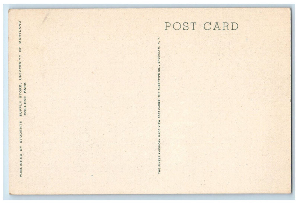c1950's Library University of Maryland College Park Maryland MD Vintage Postcard