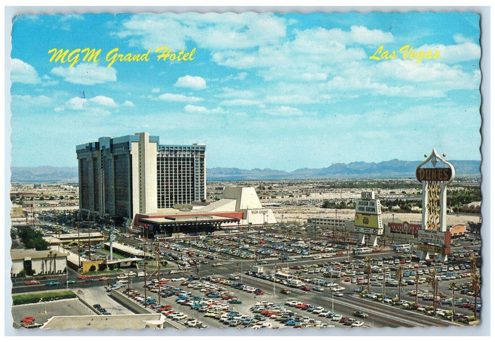 c1960's MGM Grand Hotel Las Vegas Nevada NV Vintage Posted Postcard
