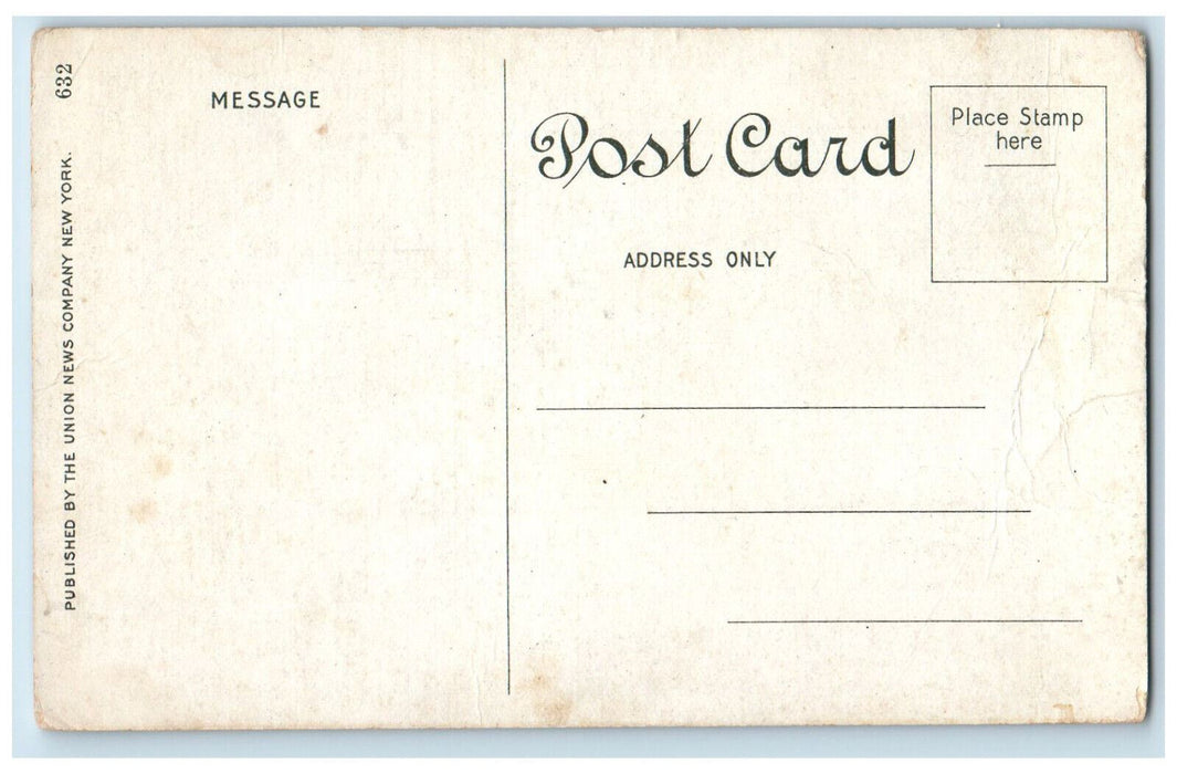 c1910 Fisherman Loading Net Into Boat Manasquan New Jersey NJ Antique Postcard