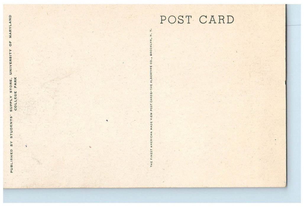 c1940's Administration Building College Park University of Maryland MD Postcard