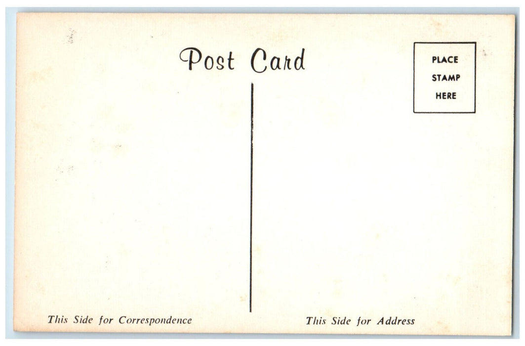 c1950's Main Street Business District Manchester Maryland MD Postcard