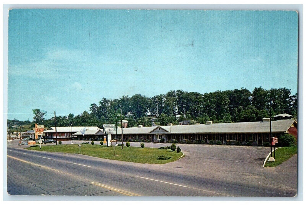 c1960 Lakeview Motel Restaurant Chapman Highway Knoxville Tennessee Postcard