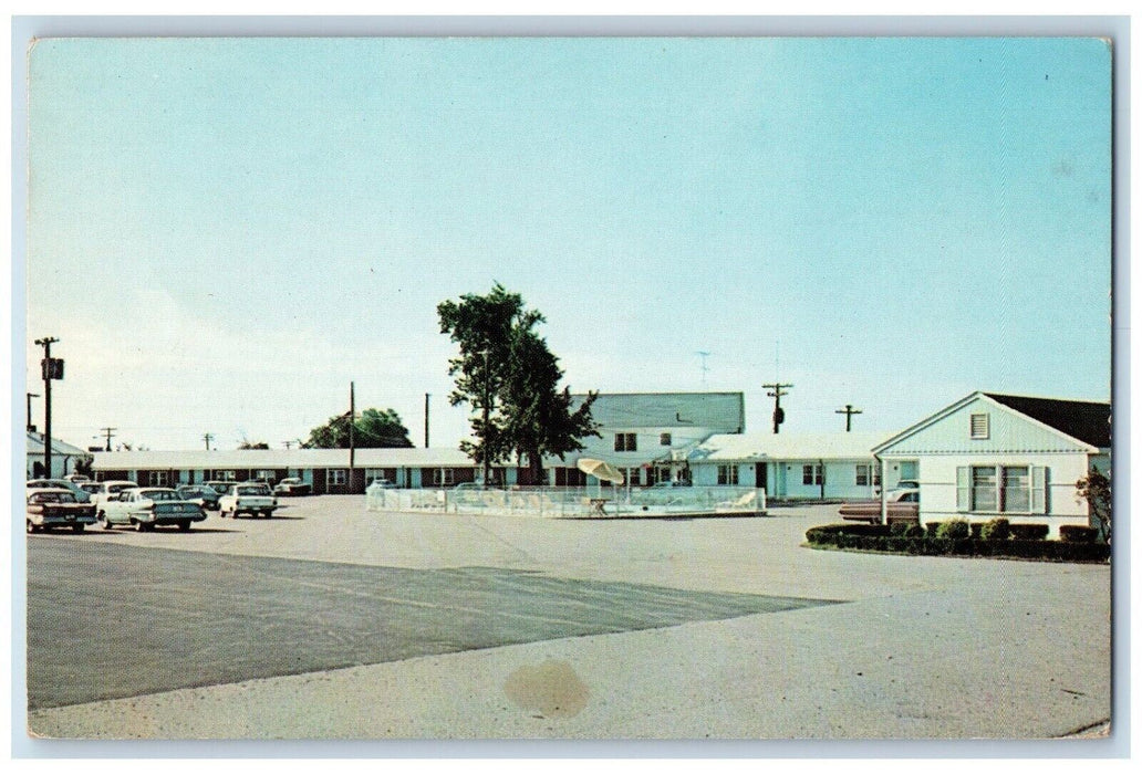 1964 Town N Country Motel Cars Seekonk Massachusetts MA Posted Vintage Postcard