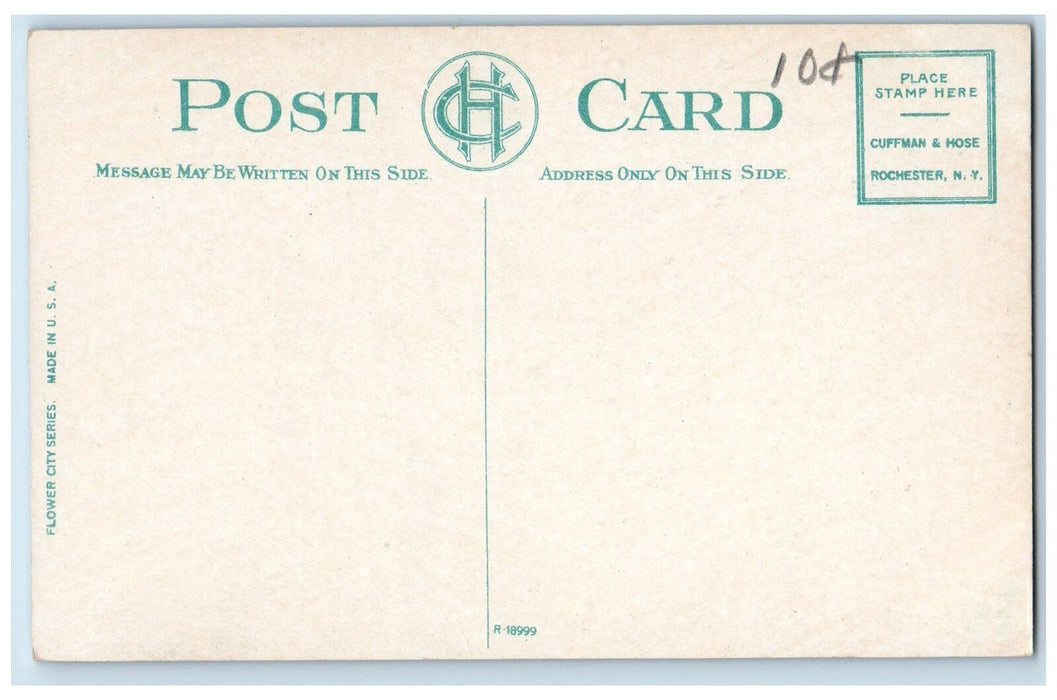 c1950 Boat Landing Genesee Valley Park Docking Boats Lake Rochester NY Postcard