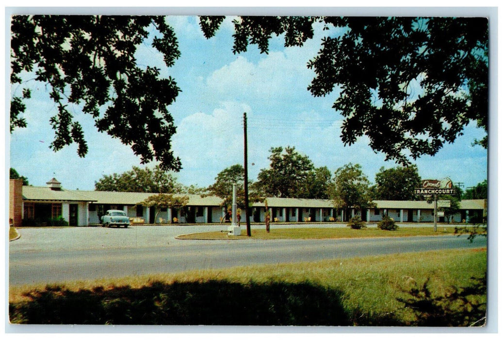 1966 Rooms View, Osceola Ranch Court Pensacola Florida FL Posted Postcard