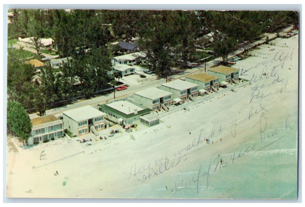 c1950's Siesta Sands Resort Apartments Siesta Key Sarasota FL Postcard