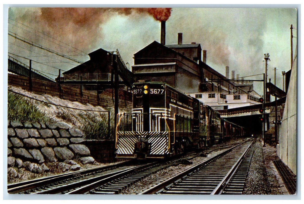 West Portal Of Tunnel Under Pittsburgh Works & Lake Erie Railroad Postcard
