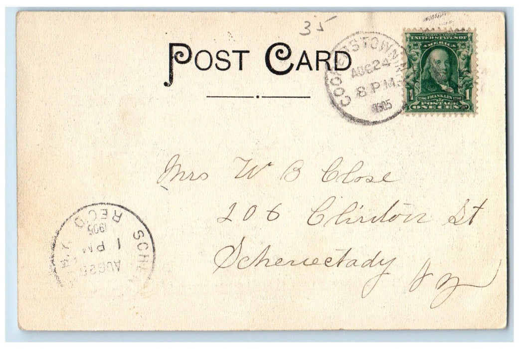 1905 Indian Hunter Site J Fenimore Coopers Home Cooperstown New York NY Postcard