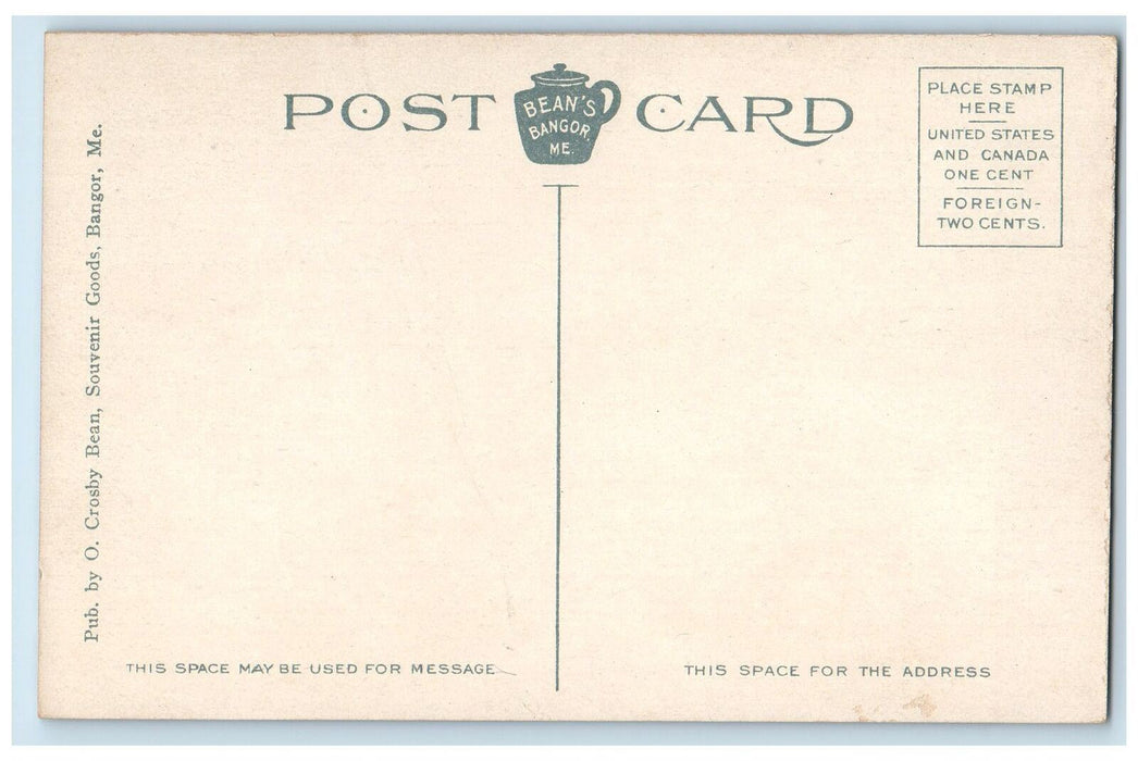 c1910's Interior St. Mary's Catholic Church Orono Maine ME Unposted Postcard