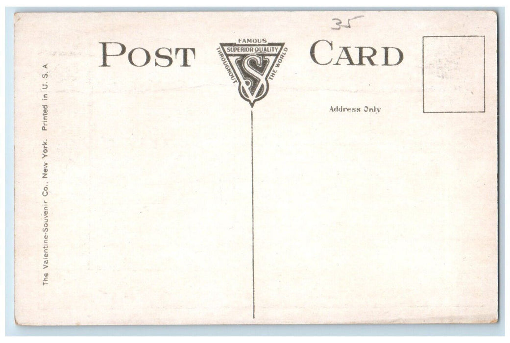 c1910's Presbyterian Church Scene Street Potsdam New York NY Antique Postcard