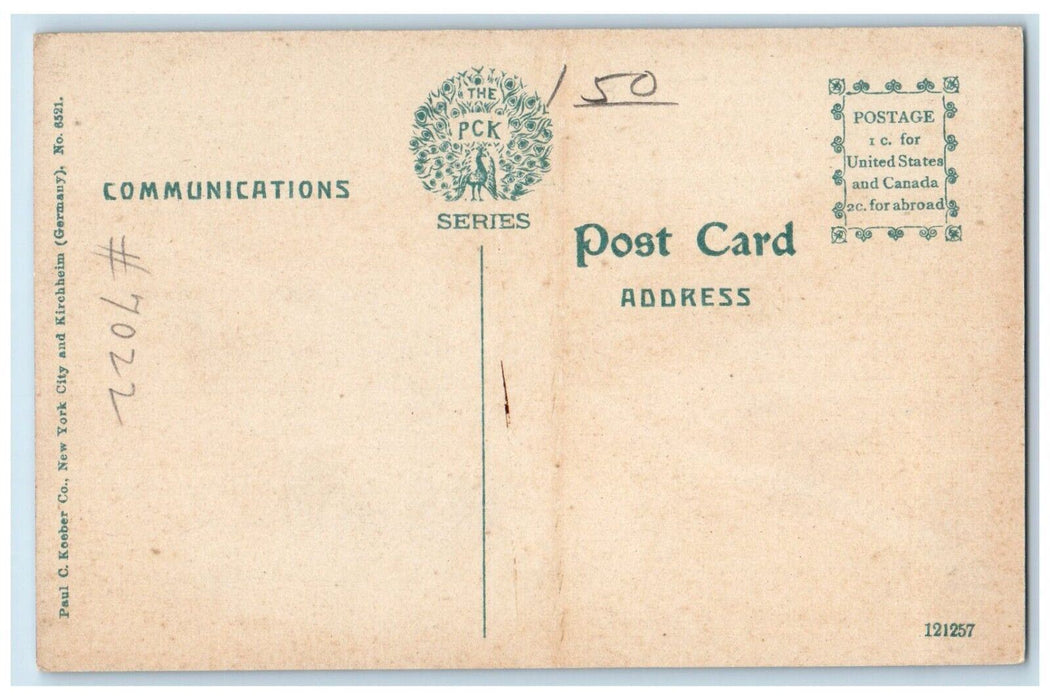 c1910 Fountain Basin Sodom Reservoir Park Road Garden Brewster New York Postcard