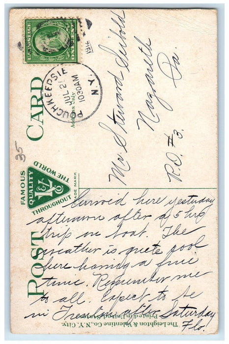 1912 Museum Vassar College Building Poughkeepsie New York NY Antique Postcard