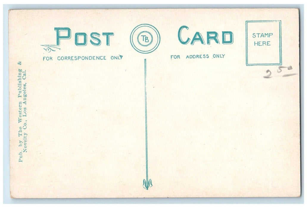c1910's Harvard Yale In Los Angeles Harbor Steamer Ship Los Angeles CA Postcard
