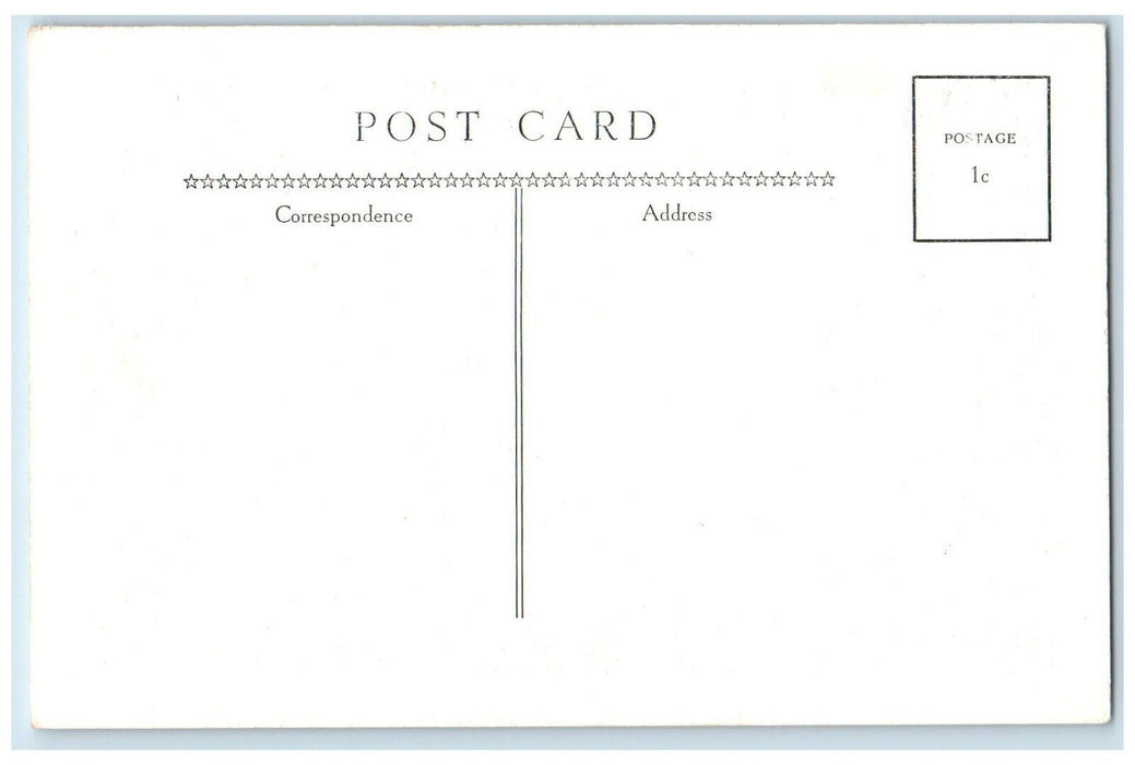 c1920 Typical Post Exchange Cafeteria Table Chairs Camp Grant Illinois Postcard