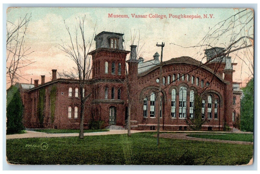 c1910's Museum Vassar College Poughkeepsie New York NY Unposted Antique Postcard