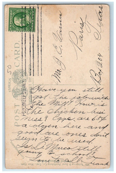 c1910's Museum Vassar College Poughkeepsie New York NY Unposted Antique Postcard