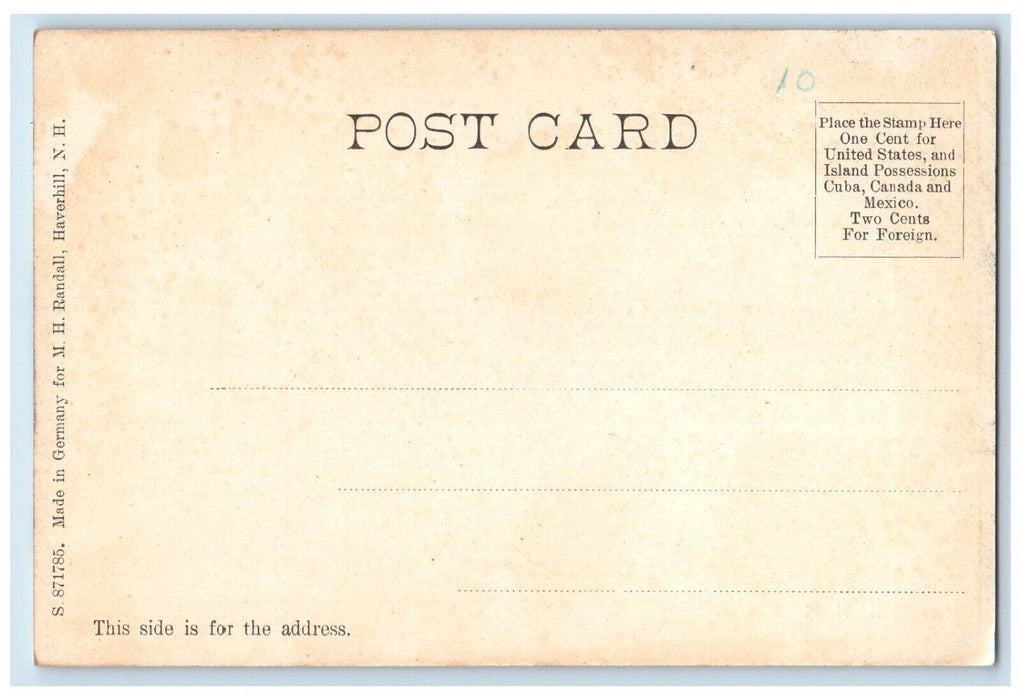 c1905 Dirt Road And Houses View Haverhill New Hampshire NH Antique Postcard