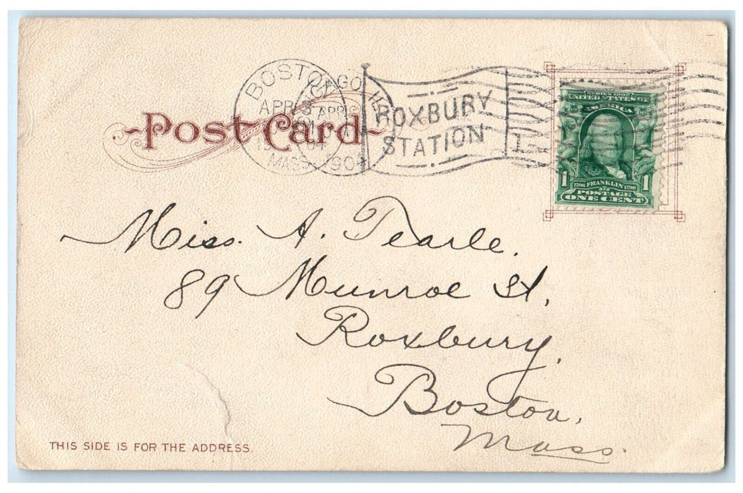 1904 Great Northern Hotel Building Street View Chicago Illinois IL Postcard