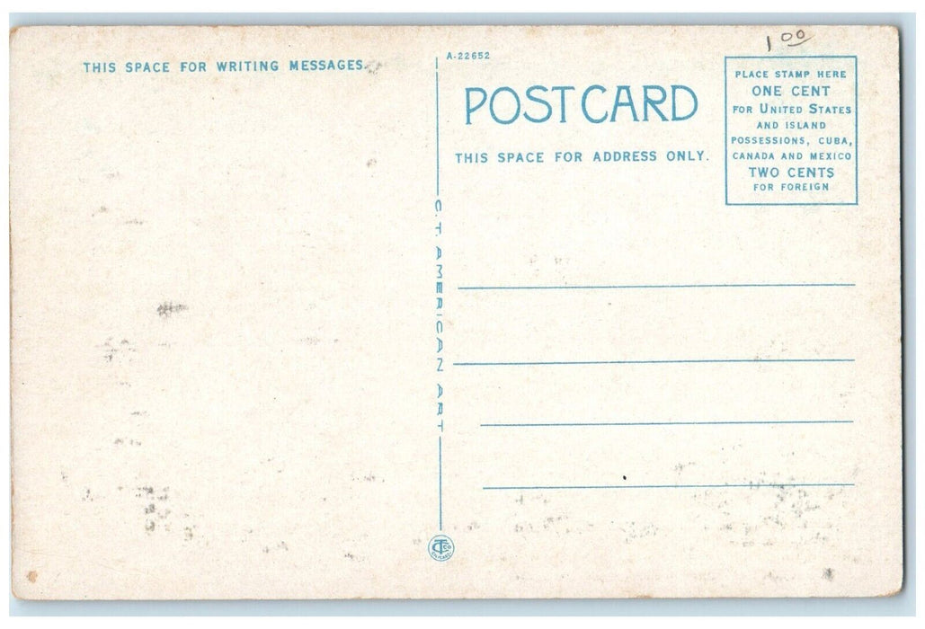 c1930's San Xavier Mission Tucson Arizona AZ, Donkey Unposted Vintage Postcard