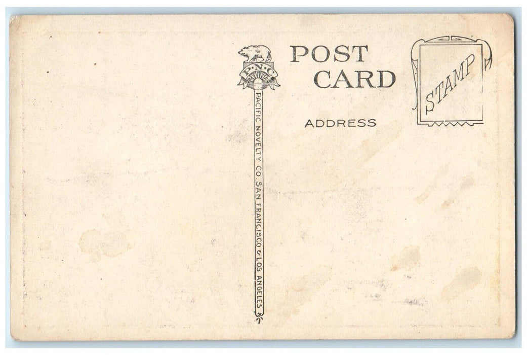 c1910's First Indian Baptist Mission Play San Gabriel California CA Postcard