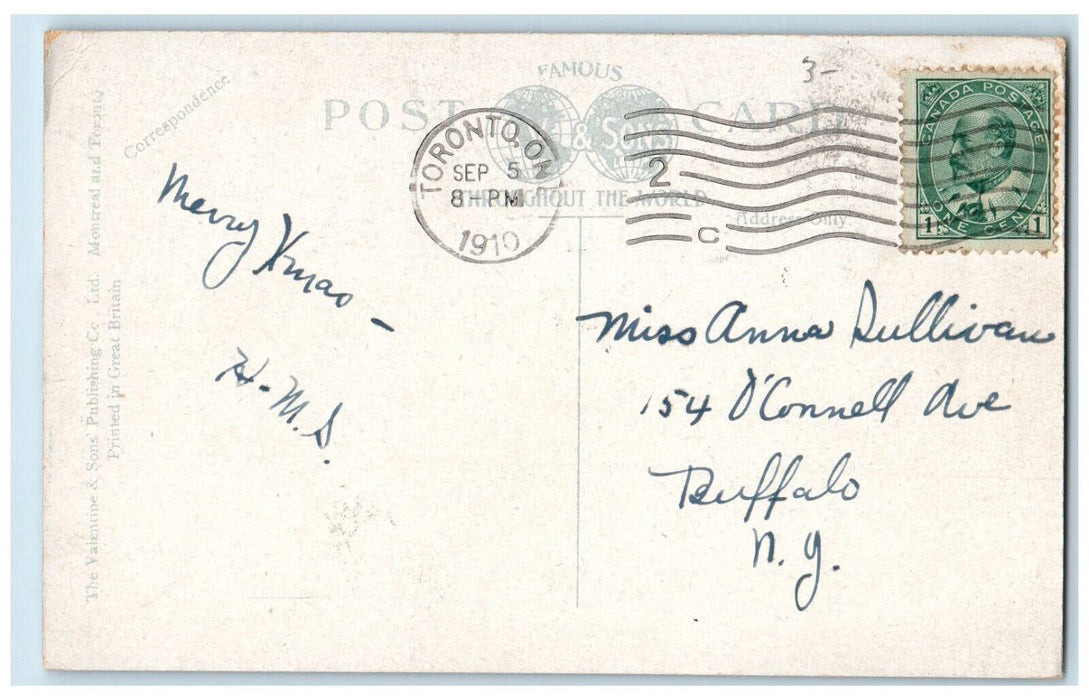 1910 On The Humber Lambton Mills Near Toronto Ontario Canada Antique Postcard
