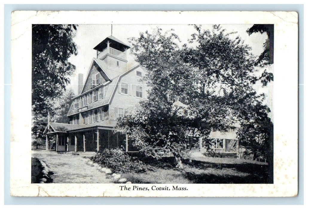 1943 The Pines House Cotuit Massachusetts MA Posted Vintage Postcard