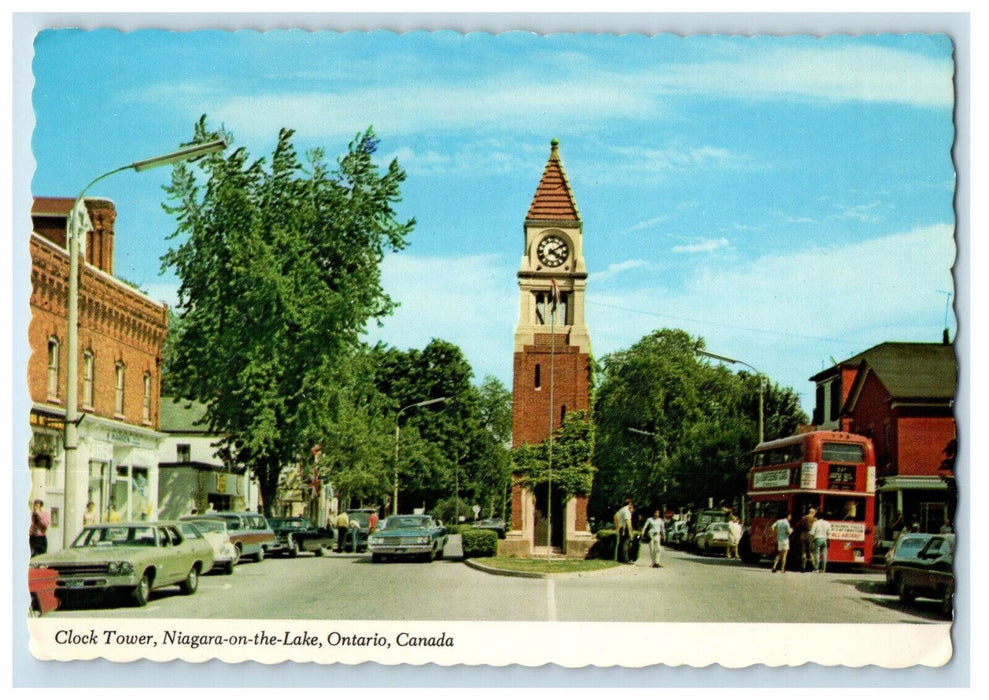 c1960's Clock Tower Niagara on the Lake Ontario Canada Vintage Postcard